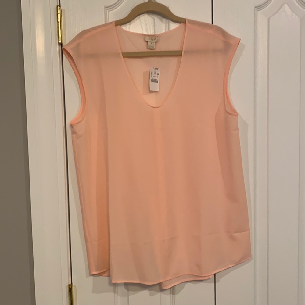 Sheer JCrew Shell NWT